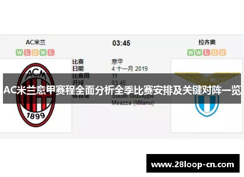 AC米兰意甲赛程全面分析全季比赛安排及关键对阵一览